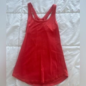 Red lulu lemon tank top